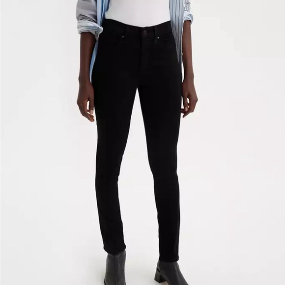 LEVIS 311 shaping skinny jeans BLACK SIZE 28 - Picture 1 of 5